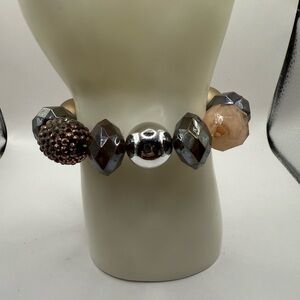 Paparazzi All Cozied Up Women's Bracelet Warm Brown Copper Expandable Bracelet